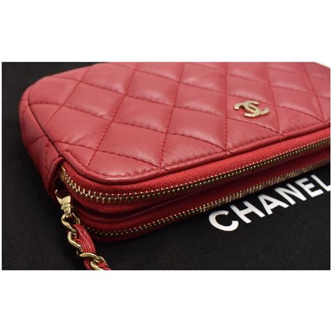 chanel wallet on chain double zip|chanel wallet on chain trendy.